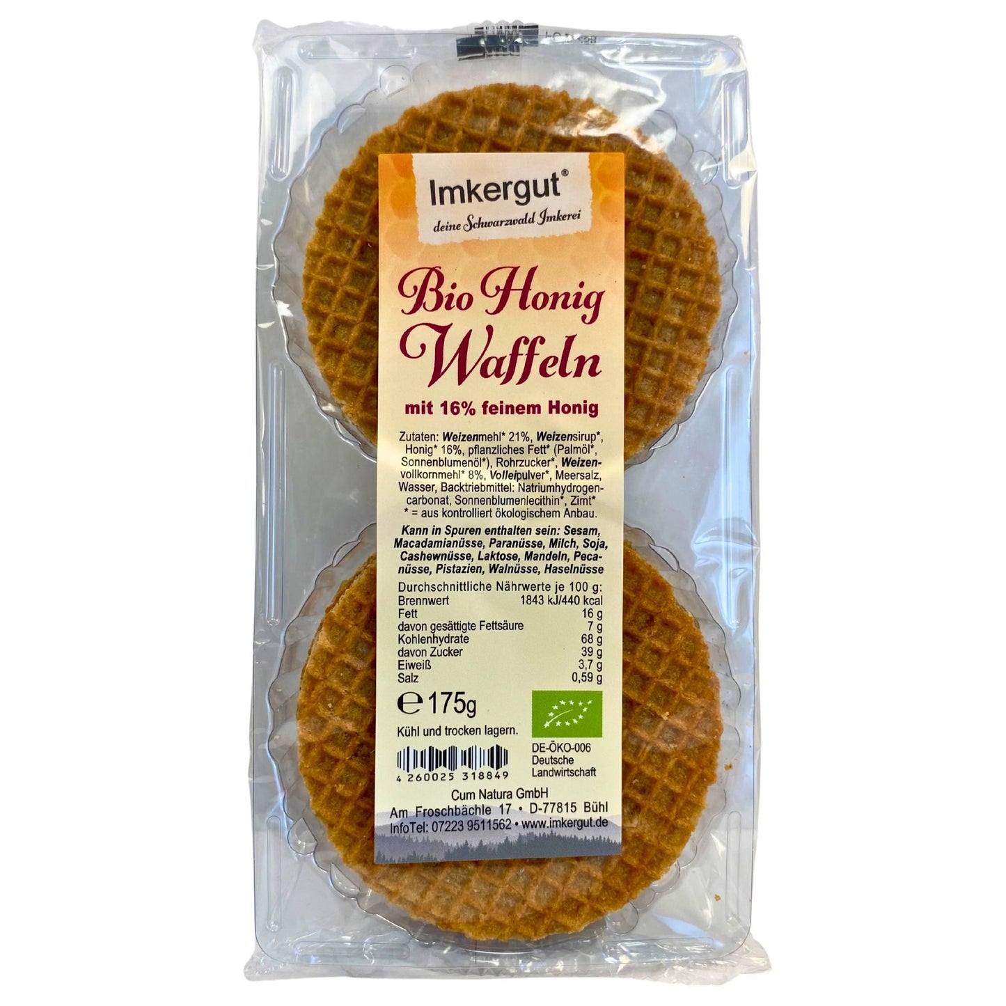 Bio-Honigwaffeln – 175 g