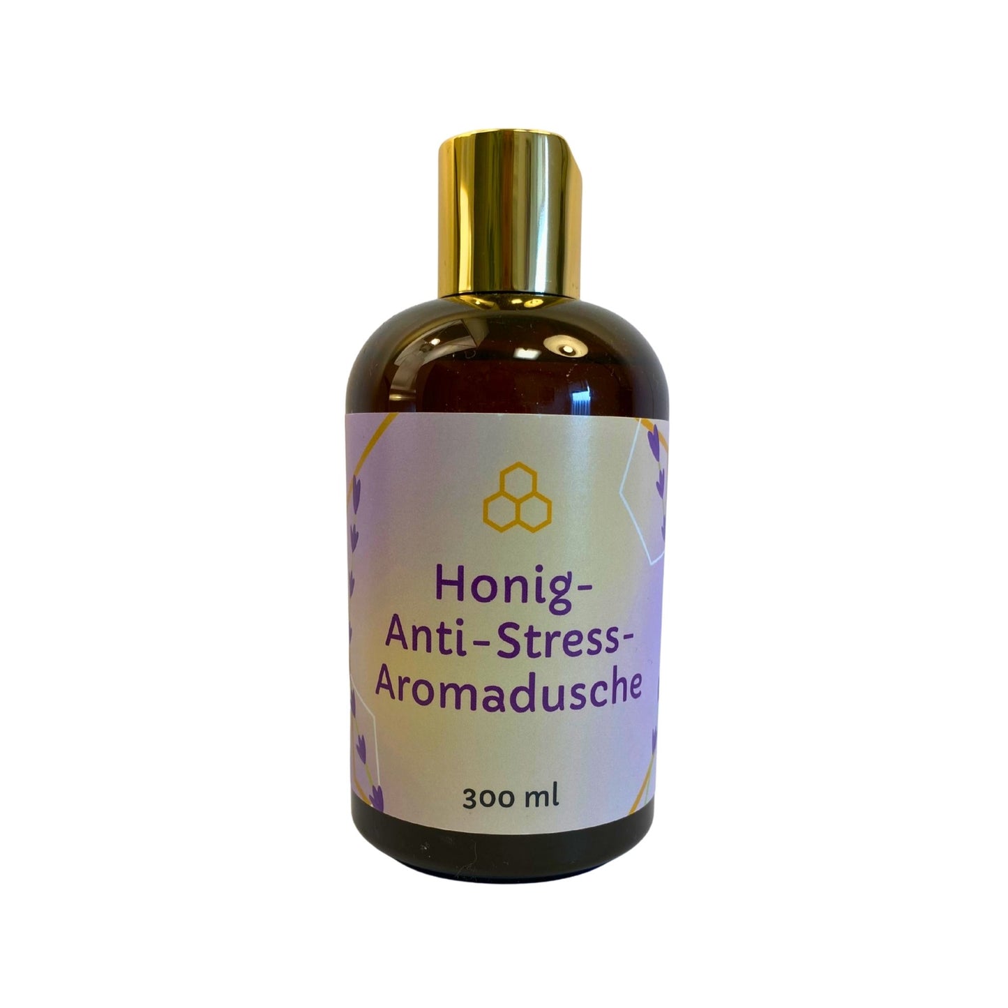 Anti-Stress Honig-Duschgel – mit Melisse, Orange & Lavendel (300 ml)