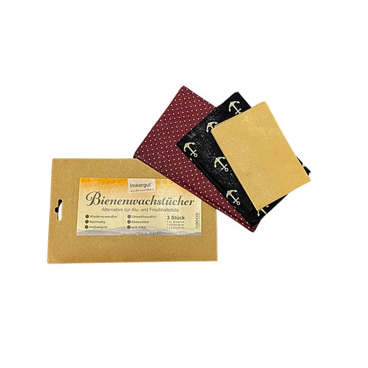 Bienenwachstücher – 3er-Set