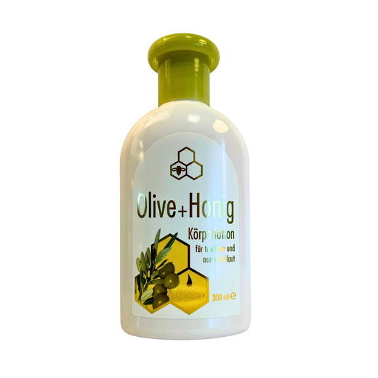 Olive + Honig Körperlotion – pflegende Feuchtigkeit für jeden Tag (300 ml)